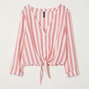 H&M, Size: 2, Color: pink and white